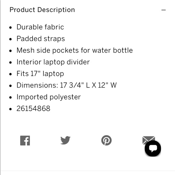 PINK VICTORIA’S SECRETS BACKBACK - Picture 4 of 5